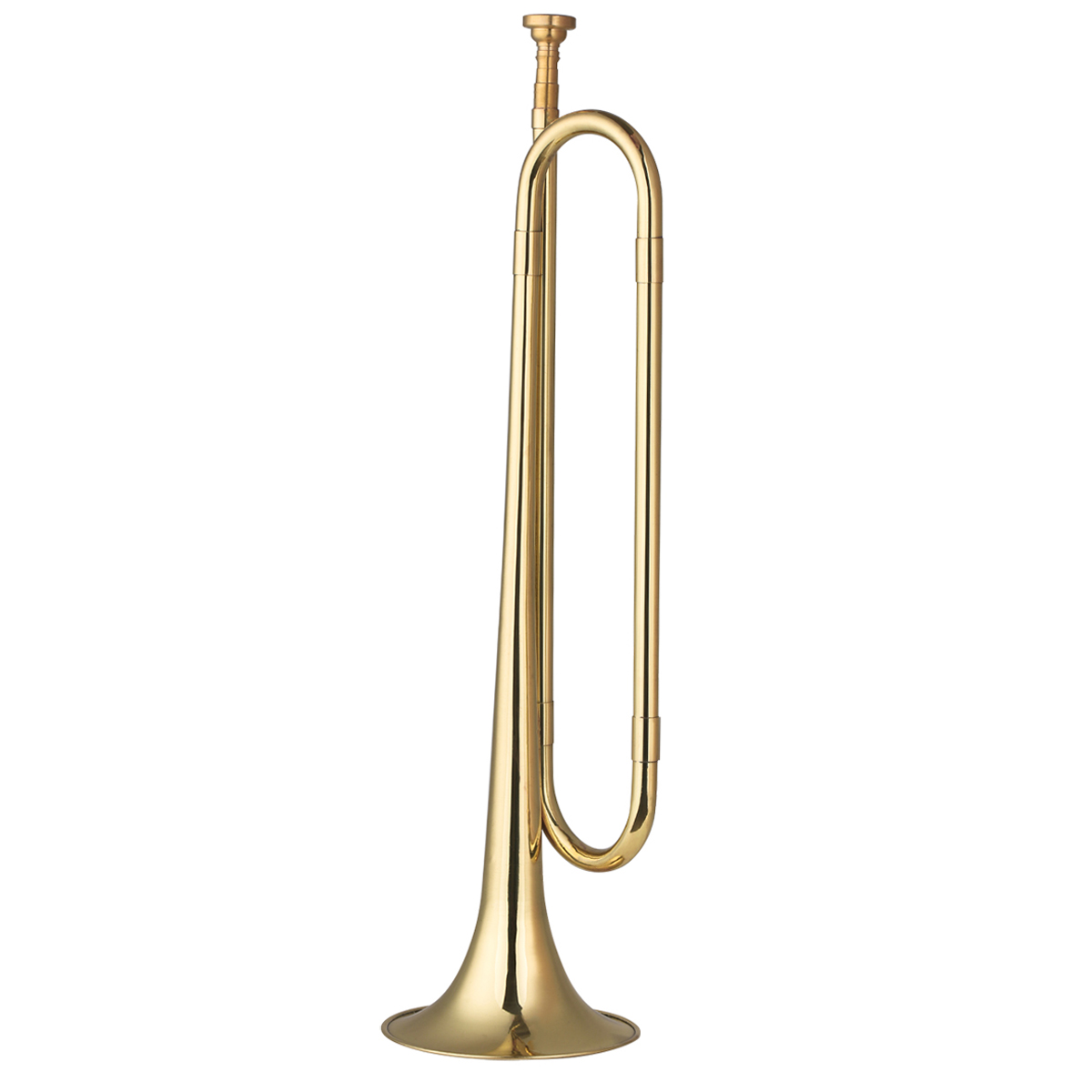 Trombone Mouthpiece - Brass C Bugle Call Gold-Plated Trumpet