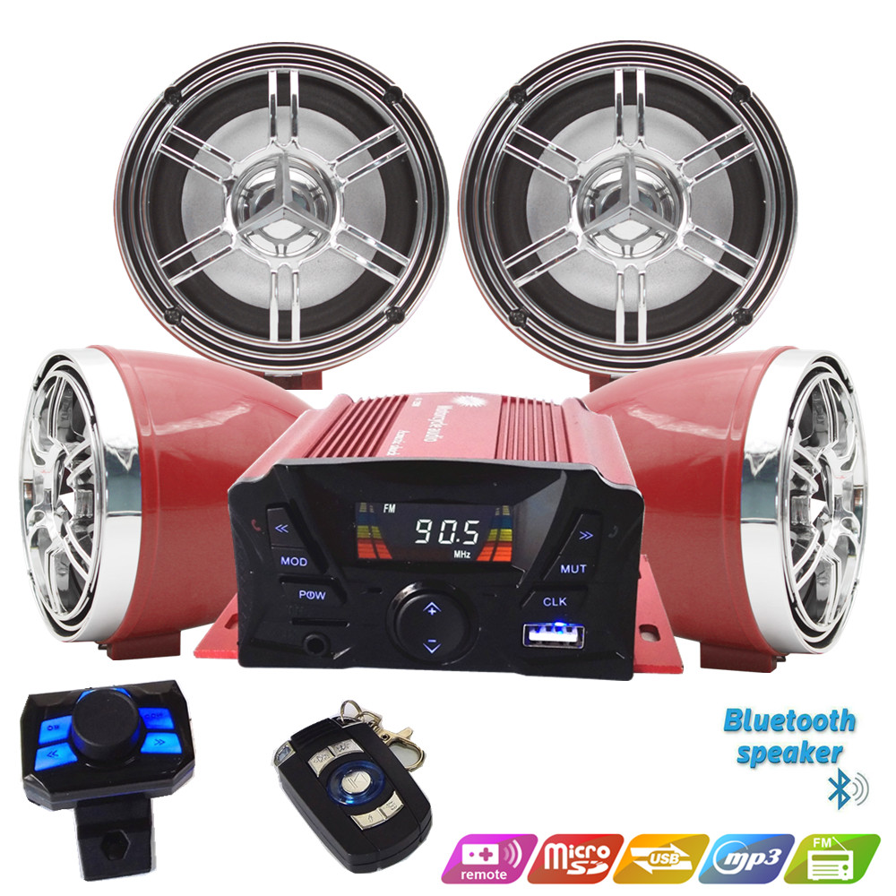 Audio Music To Mp3 - 12V 4 Channel UTV ATV Golf