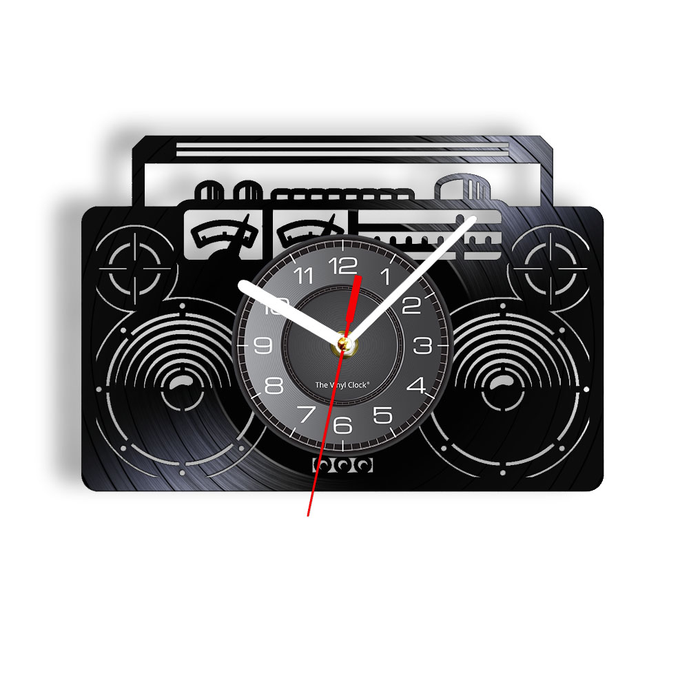 Audio And Music Separate - Boombox Radio Vinyl LP Record Wall