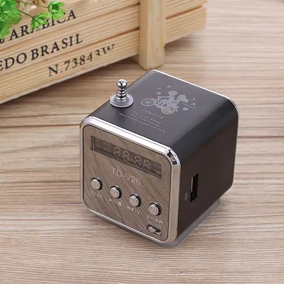 Audio Music Center - Wireless Radio FM Bluetooth Speaker Portable