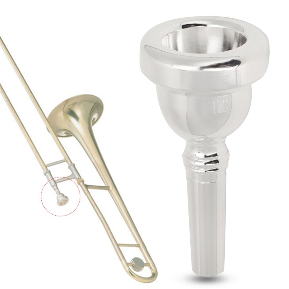 Trombone Mouthpiece - Silver Trombone Mouthpiece​ ​Brass Jazz Player