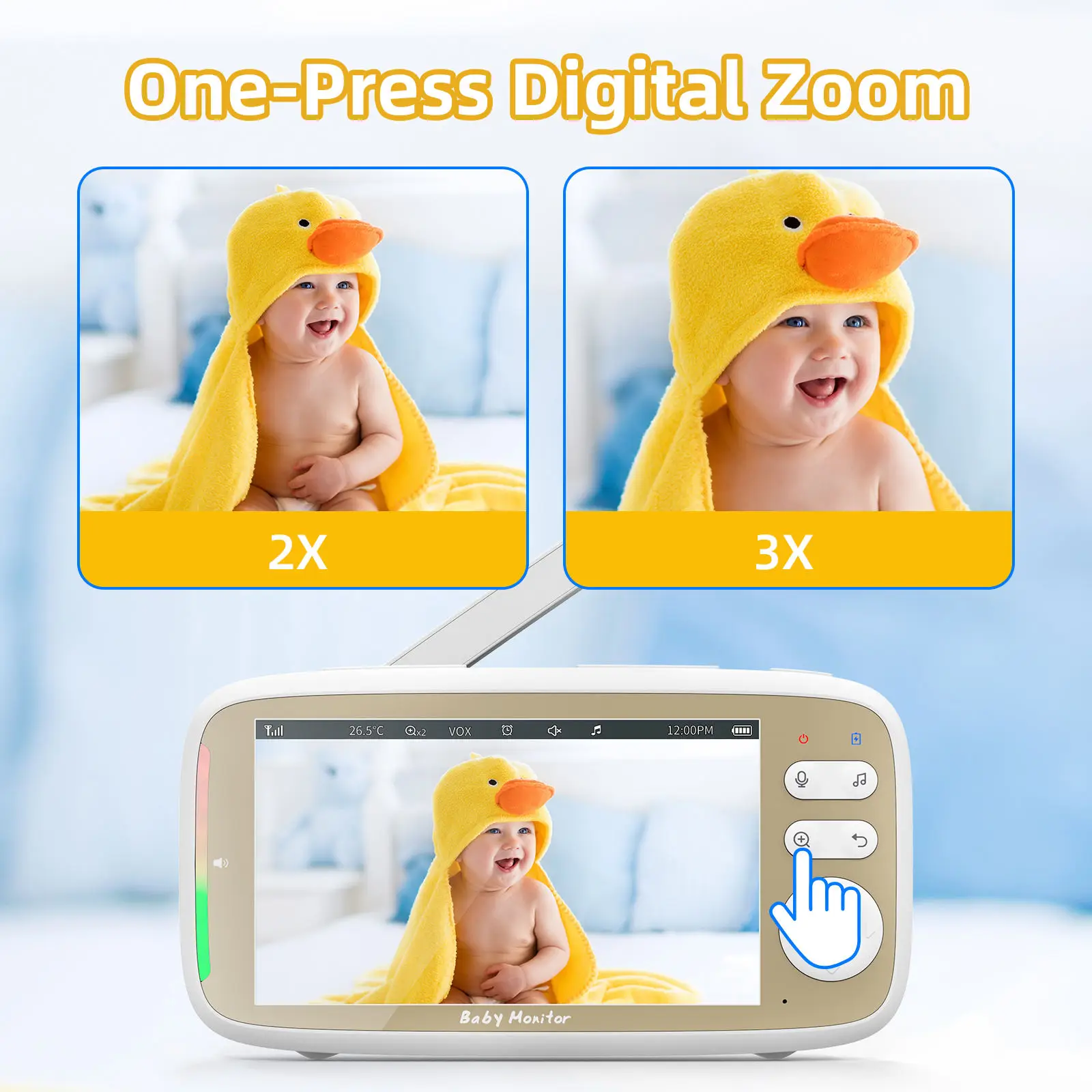 VB803 PRO Baby Monitor with 2p - Zoom Audio Music review and price
