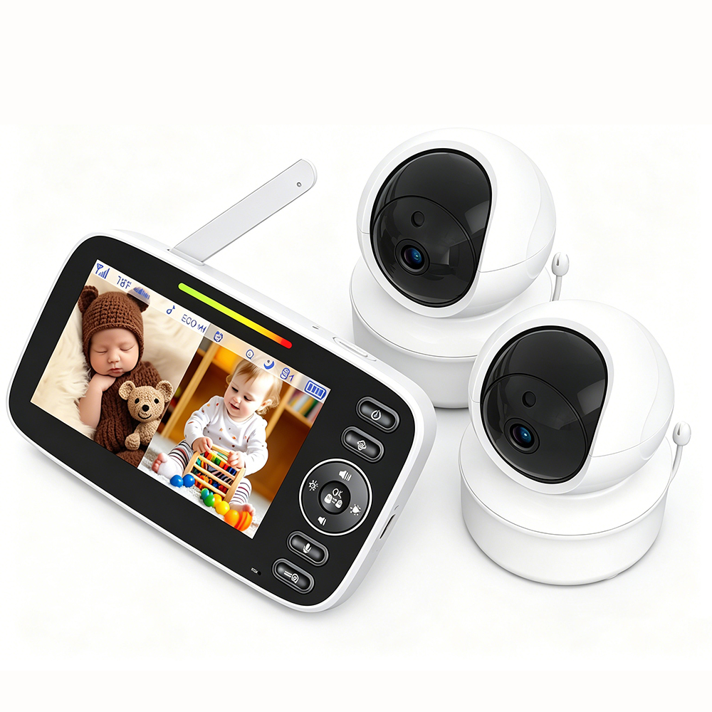4.3 Inch Split Screen Baby Mon - Audio Music Google review and price