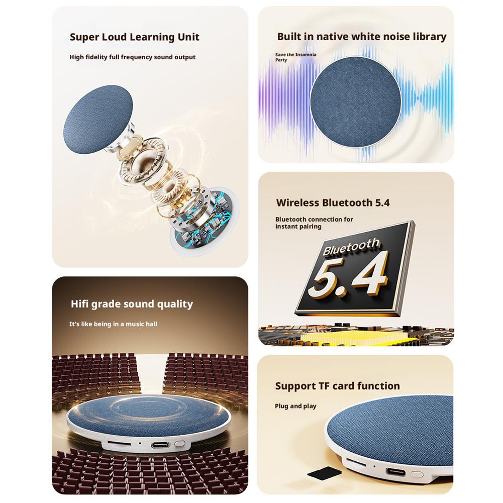 1PCS Sleep White Noise Bluetoo - Audio Music Enhancer Free review and price