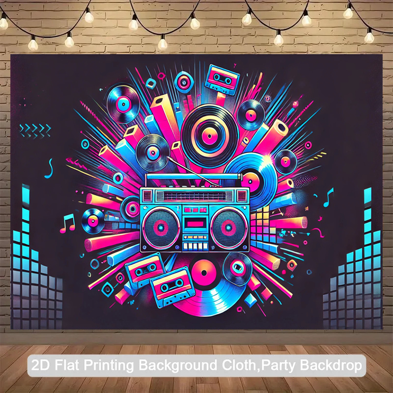 2D flat design, 1-piece packag - Audio Music Background review and price