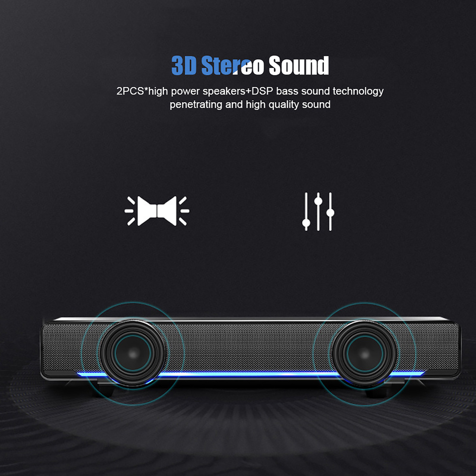 Portable Soundbar USB Wired St - Audio Music Center review and price