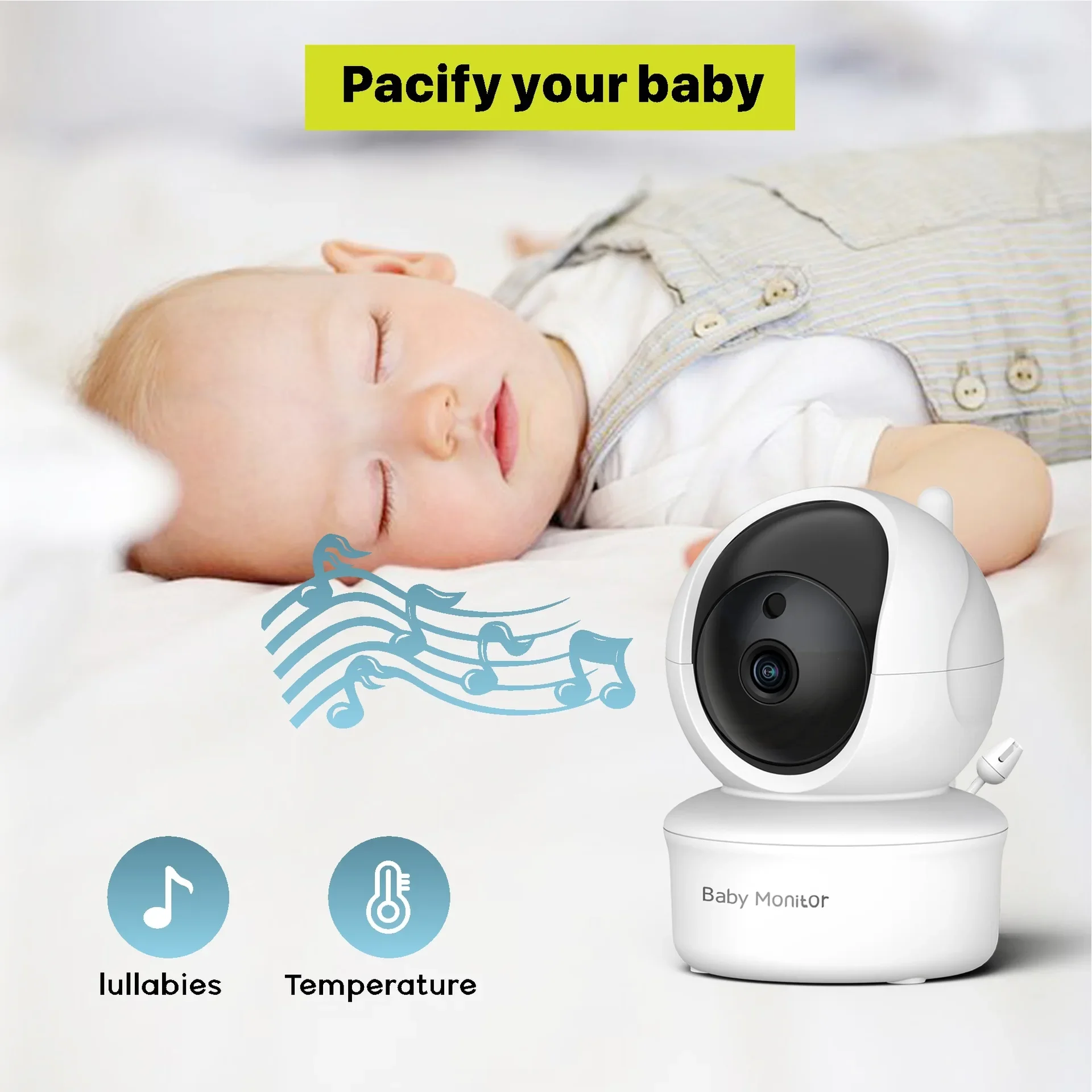 5.0 Inch Video Baby Monitor Wi - Zoom Audio Music review and price
