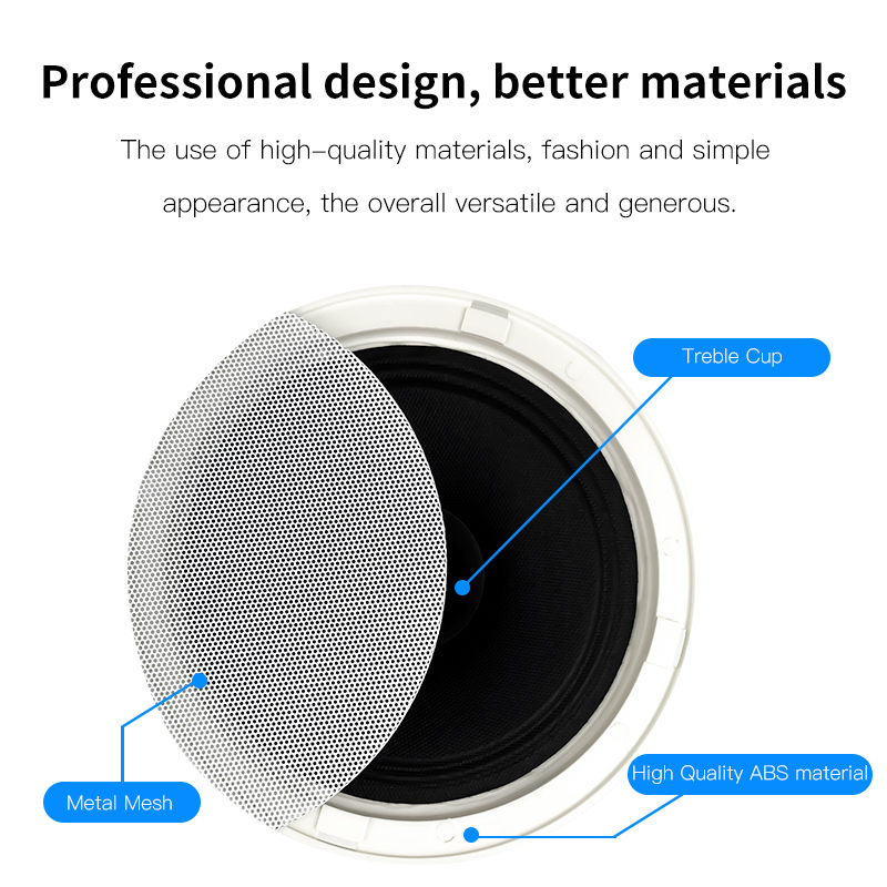 6 Inch 8ohm Ceiling Speaker Fu - Audio Music Background review and price