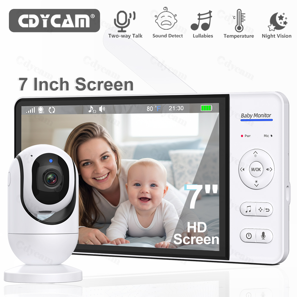 7.0'' Video Baby Monitor 720P  - Zoom Audio Music review and price