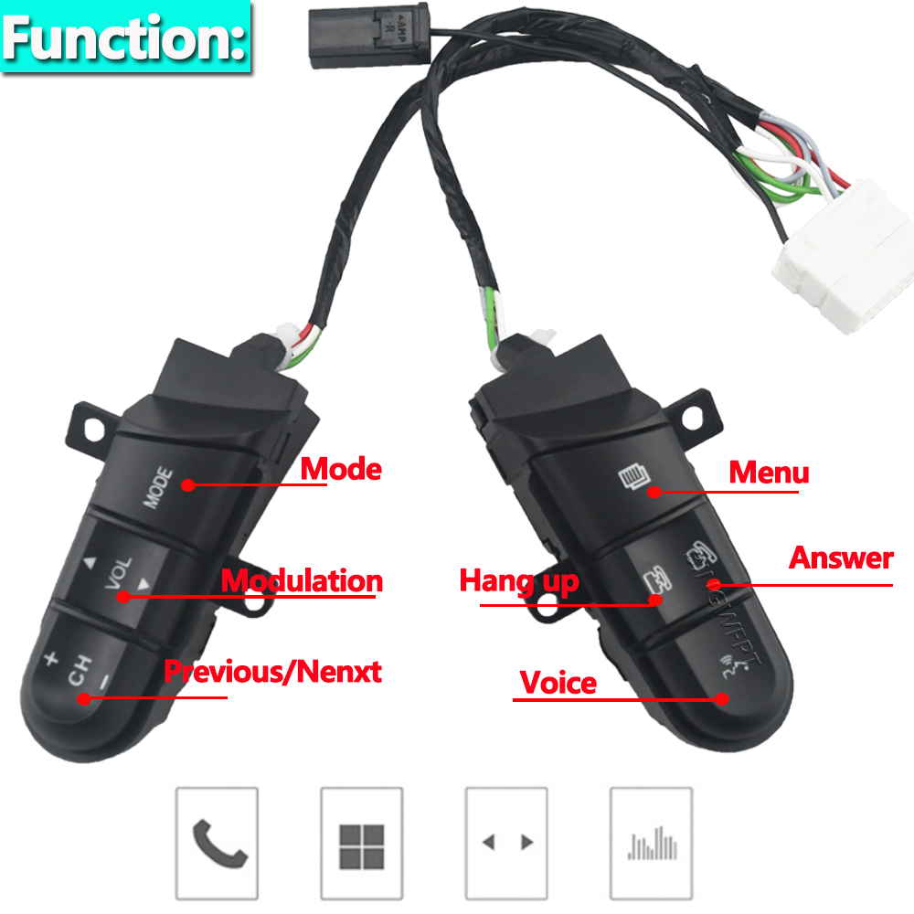 BINGWFPT Steering Wheel Audio  - Audio Music Volume review and price
