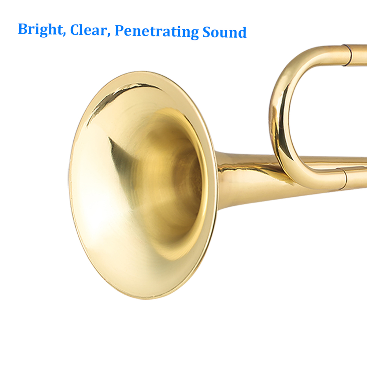 Brass C Bugle Call Gold-Plated - Trombone Mouthpiece review and price