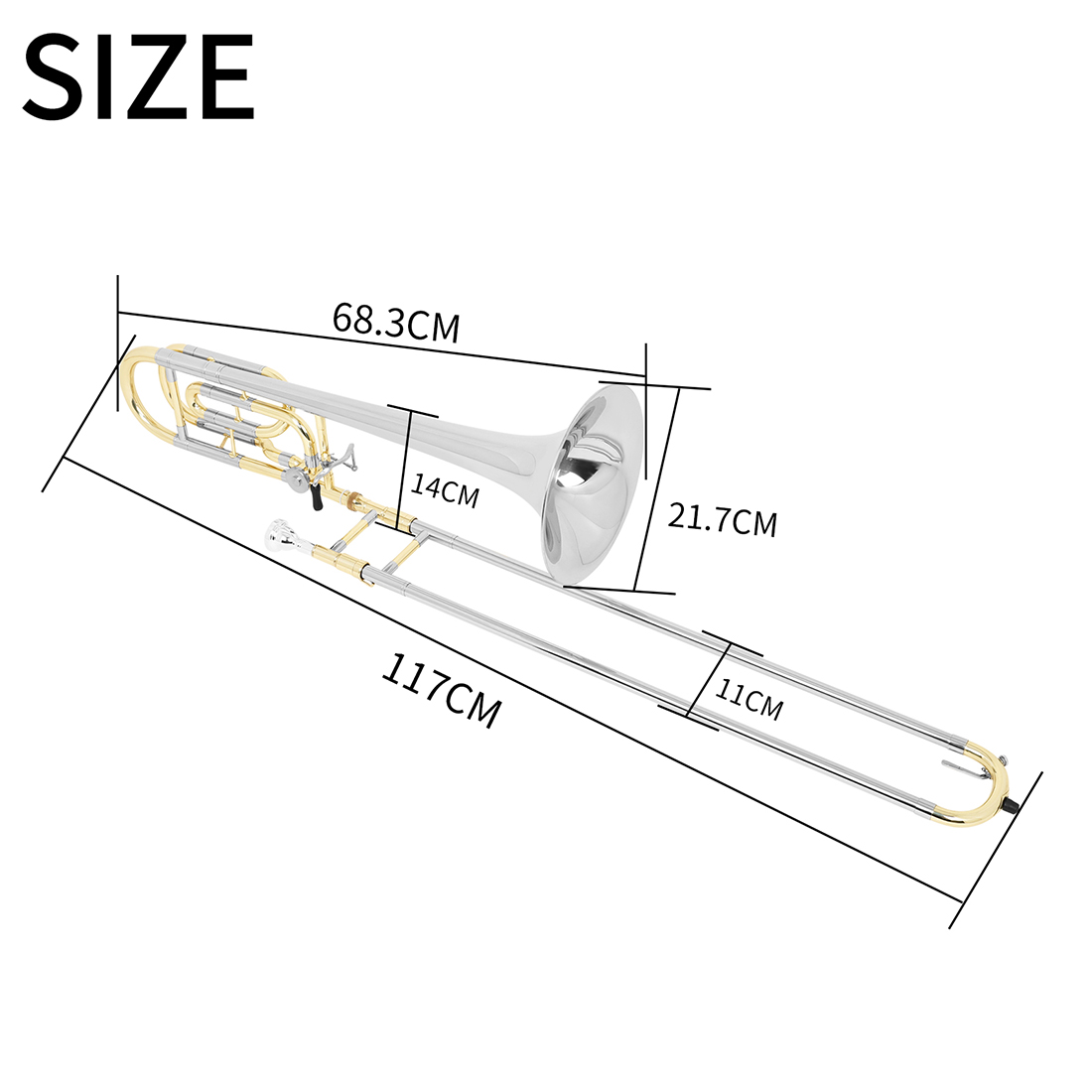 SLADE Tenor Trombone Bb Profes - Trombone Mouthpiece review and price