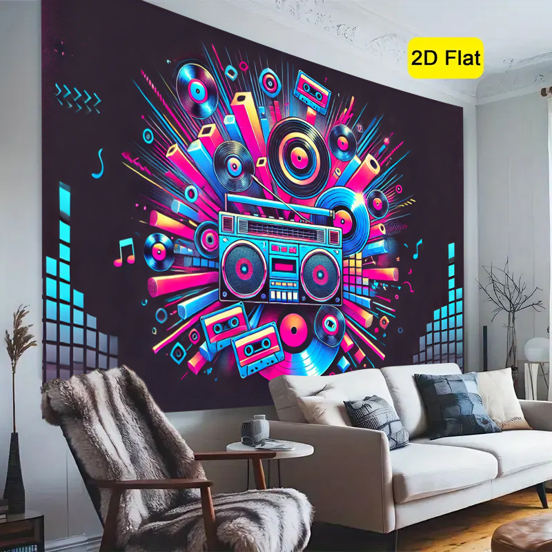 2D flat, 1-piece product. Retr - Audio Music Background review and price
