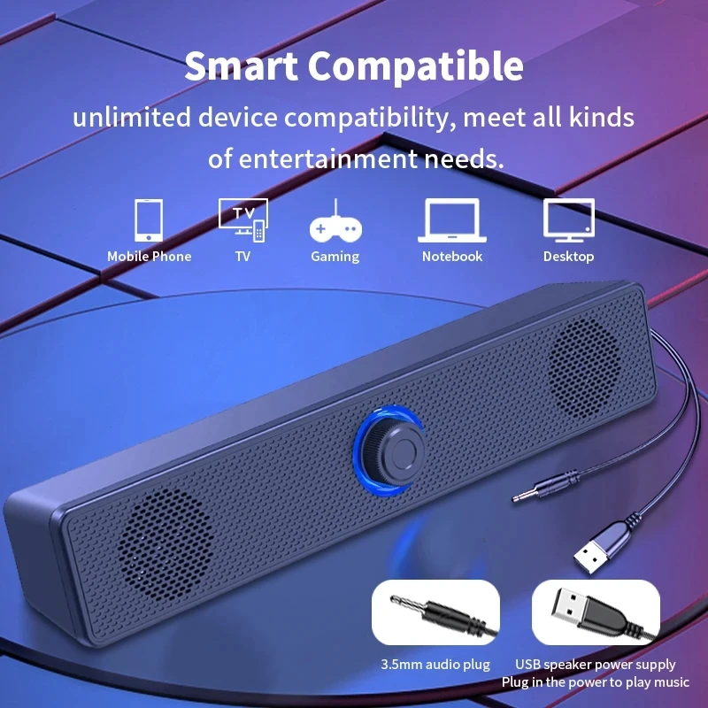 Soundbar Computer PC TV Laptop - Audio Music Center review and price