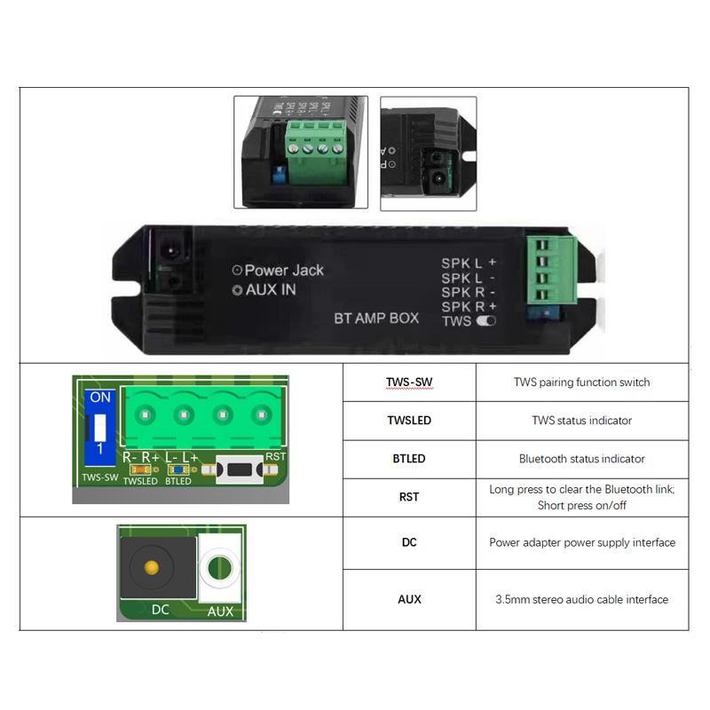 Audio bluetooth Amplifier modu - Audio Music Background review and price