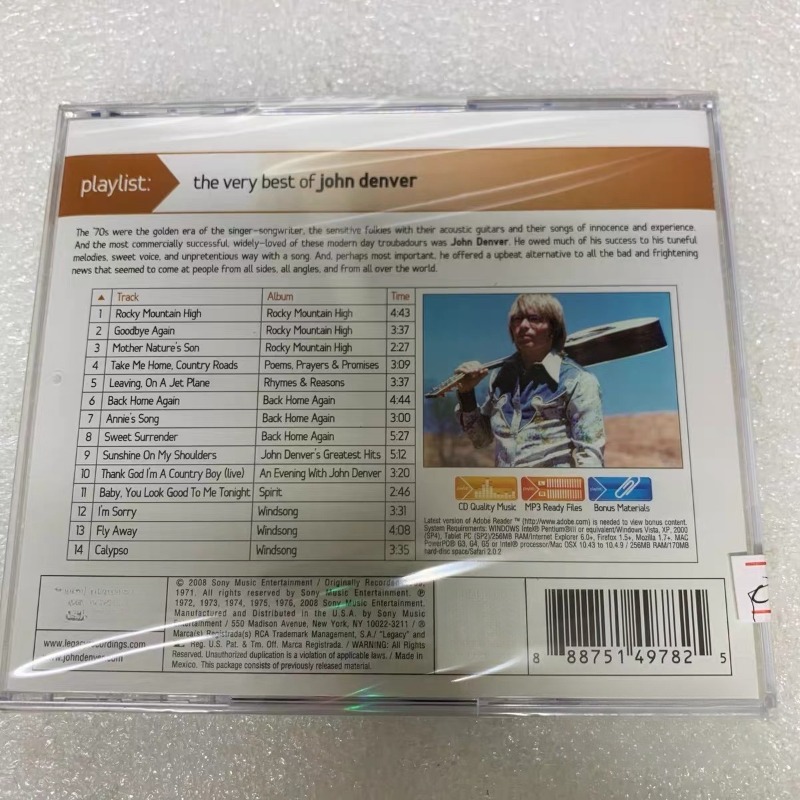 John Denver Music CD Pop R&B H - Audio Music John review and price