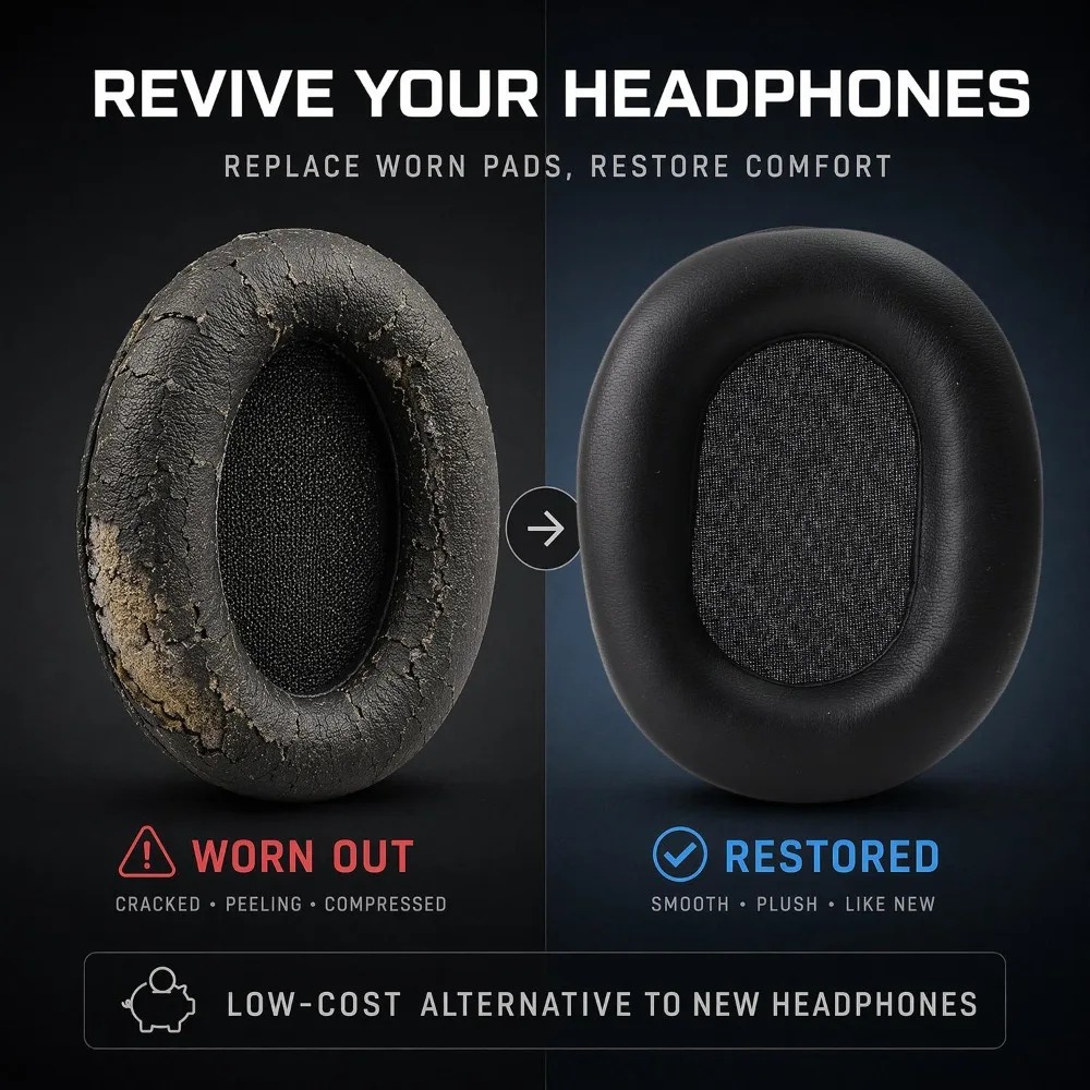 1Pair Replacement Earpads Cush - Sony Headphone Wh-1000Xm5 review and price