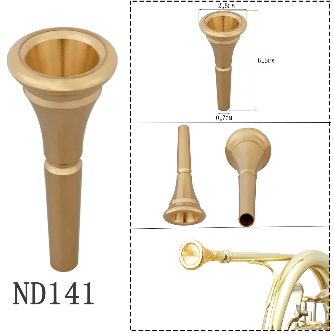 SLADE Brass Instrument Trumpet - Trombone Mouthpiece review and price