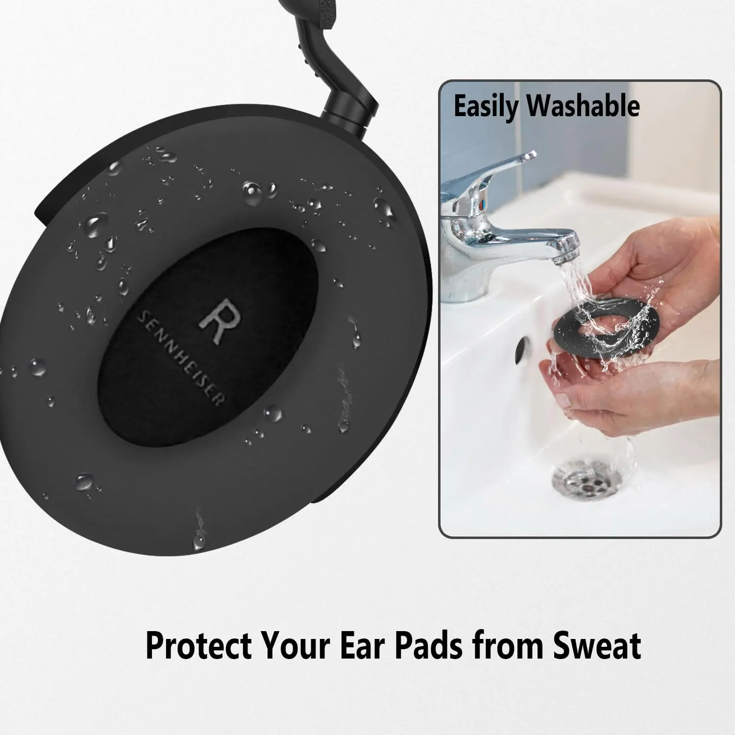 Silicone Ear protective sleeve - Sennheiser Headphone Momentum 4 review and price