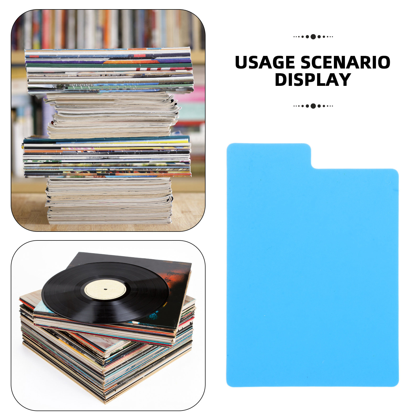 50Pcs Vinyl Record Dividers DI - Audio And Music Separate review and price