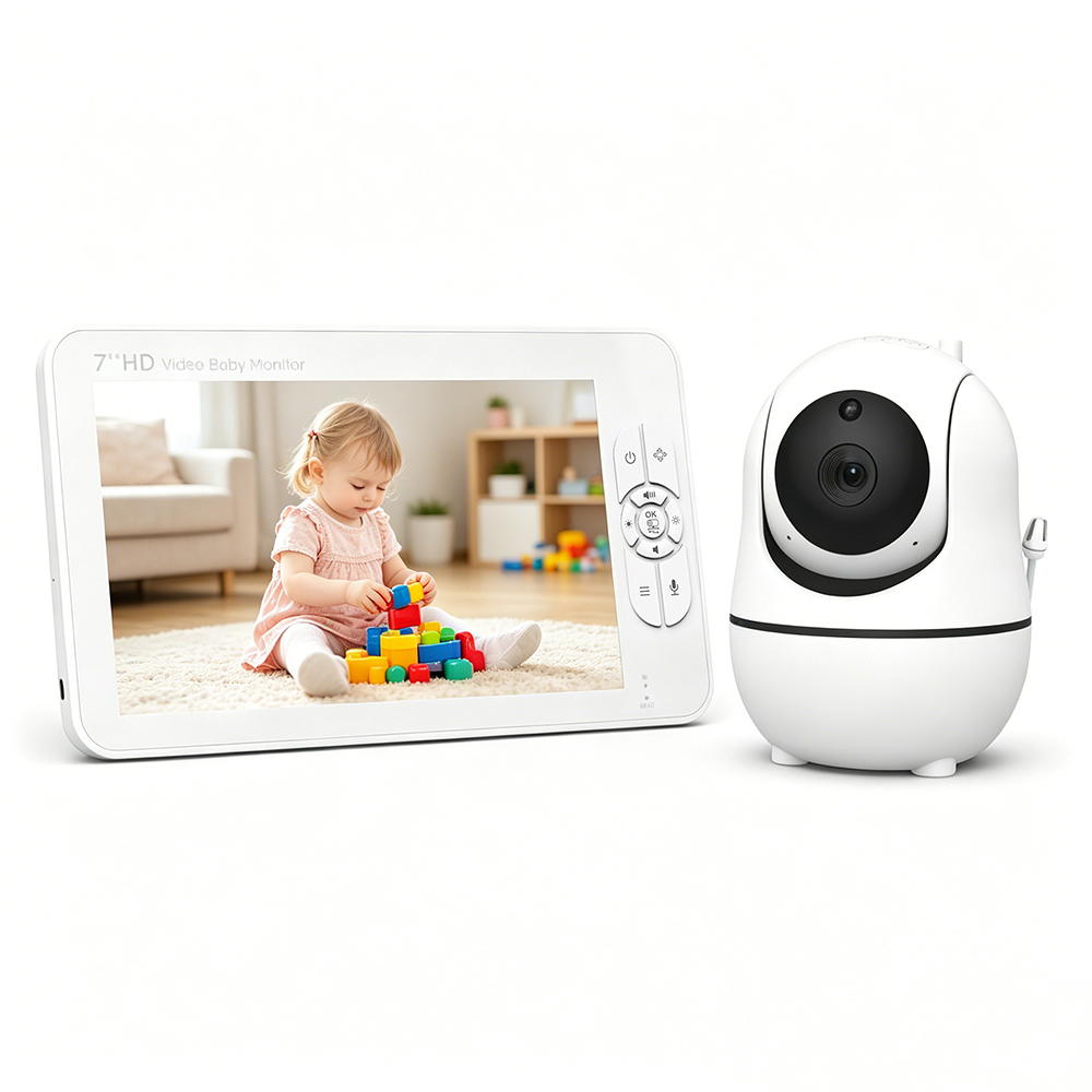 7 Inch Split-Screen Baby Monit - Zoom Audio Music review and price