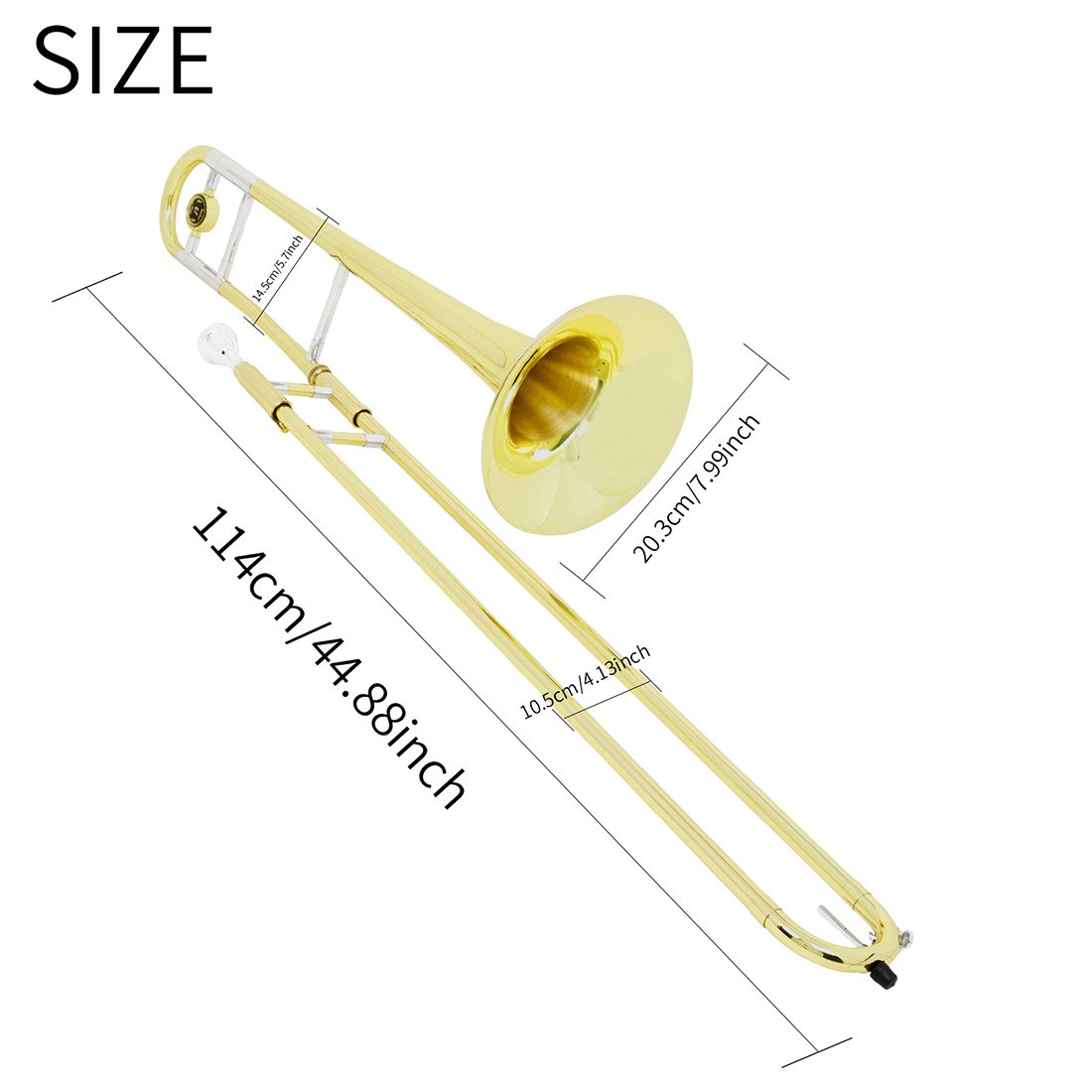 Bb Alto Trombone M MBAT Brass  - Trombone Mouthpiece review and price