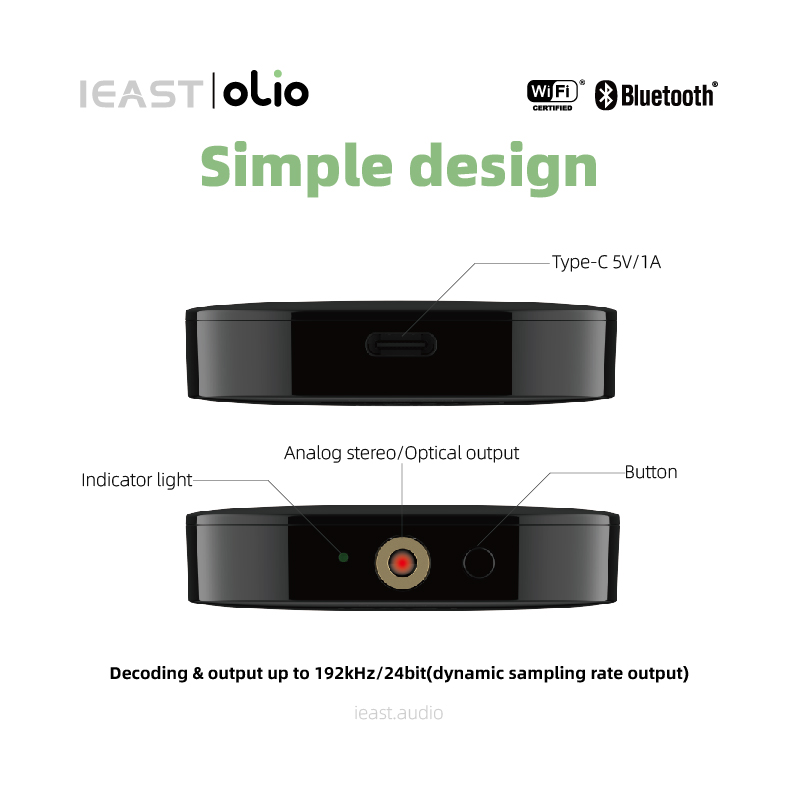 Olio AirPlay2 wireless wifi bl - Audio Music Google review and price