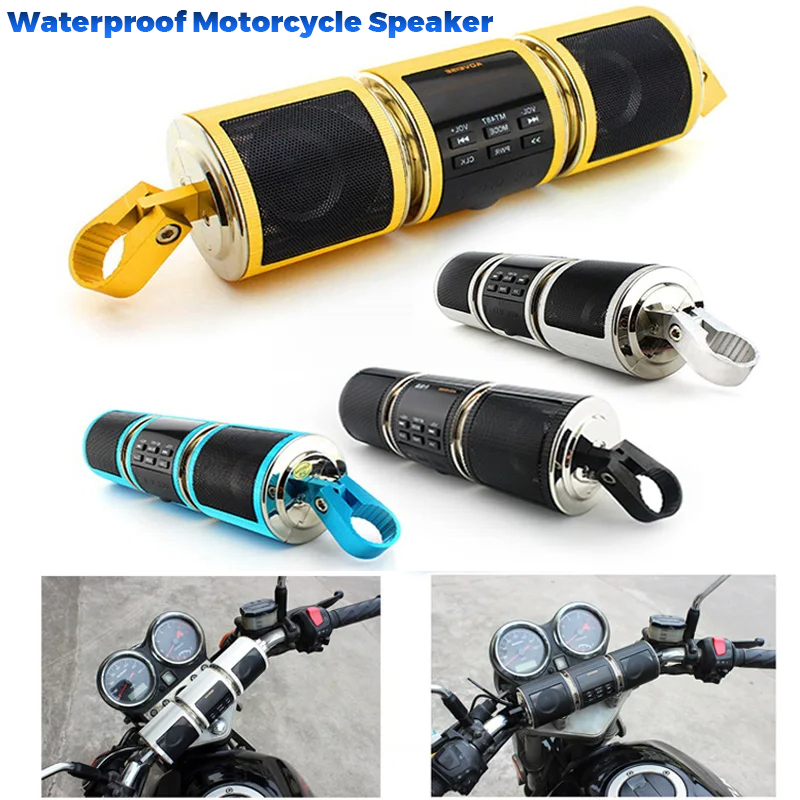 Motorcycle Audio FM Radio AUX  - Audio Music To Mp3 review and price