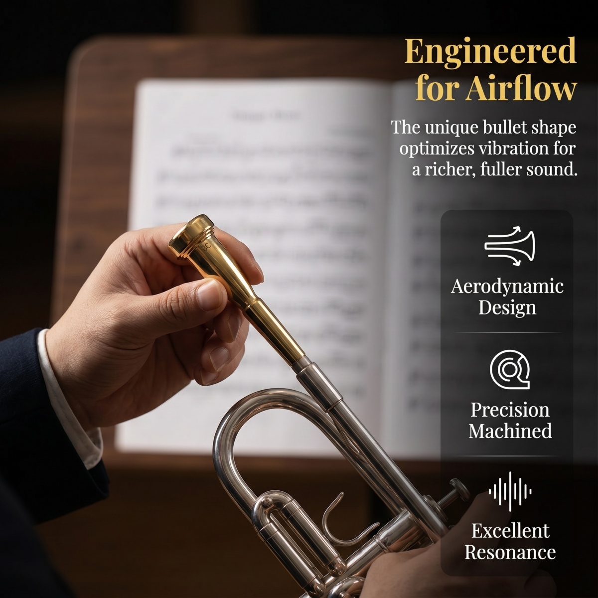 Miwayer 3C/5C/7C Bullet Trumpe - Trombone Mouthpiece review and price