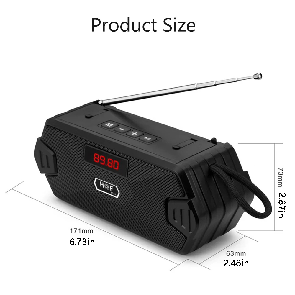 Bass Hifi Outdoor Portable Aux - Audio Music Center review and price