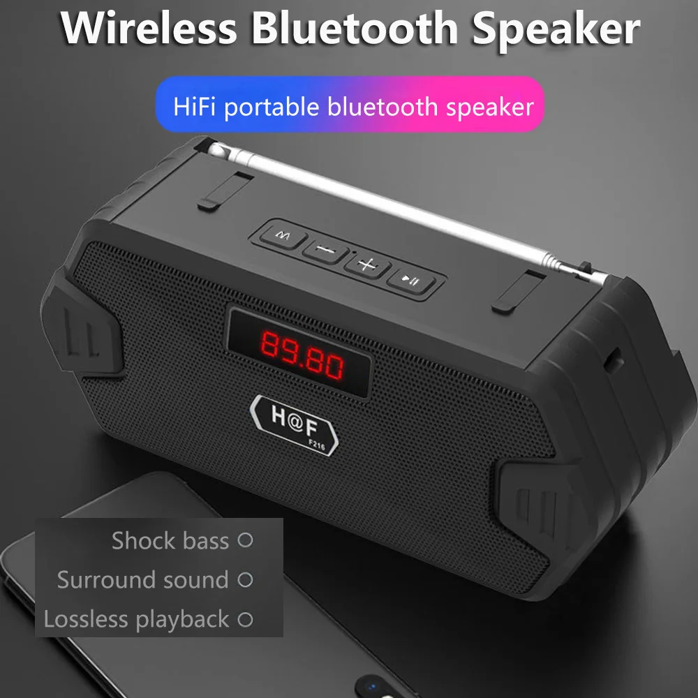 Bass Hifi Outdoor Portable Aux - Audio Music Center review and price