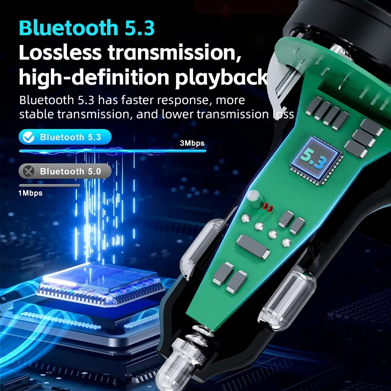 Wireless Bluetooth Car FM Tran - Audio Music To Mp3 review and price